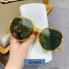 Sunglasses Women Small Frame Milk Tea White Sunglasses Classic Design Retro Sunglasses Small Face Sunscreen glasses