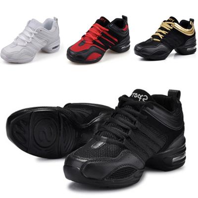 Women's Shoes Comfortable Mesh Breathable Fashion Ladies Dance Shoes Soft Sole Heightened Square Dance Shoes