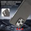Patchwork Faux Leather Anti-Slip Phone Case for Apple 17 Pro Max/16/15/14 Pro/13/12, Trendy Half-Covered Hard Design