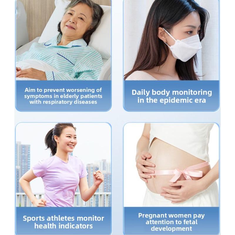 Cofoe Finger Pulse Oximeter OHT80 - Portable Blood Oxygen Saturation & Heart Rate Monitor with LED Screen