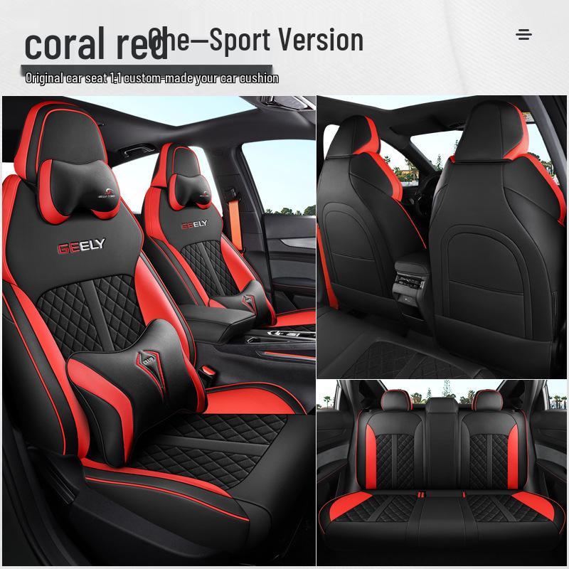 Binrui COOL Sports Car Full Surround Seat Cushion Set - All-Season Universal Fit