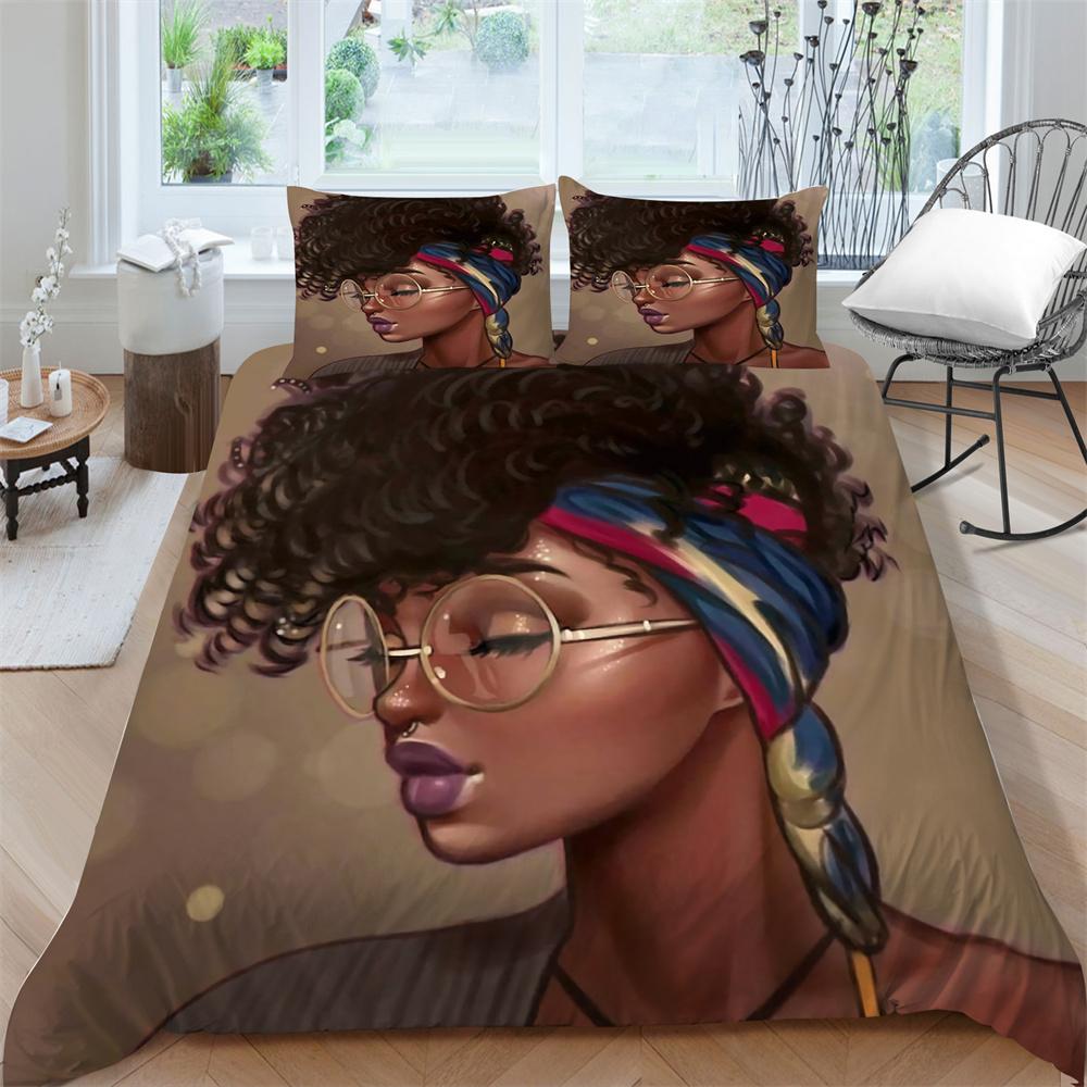 Seturi de cuverturi de pat cu design unic de modă nouă, set de pat pentru acasă cu desene animate, costum de lenjerie de pat pentru pictură pentru fete, cuverturi de pat pentru copii, husă de pilota