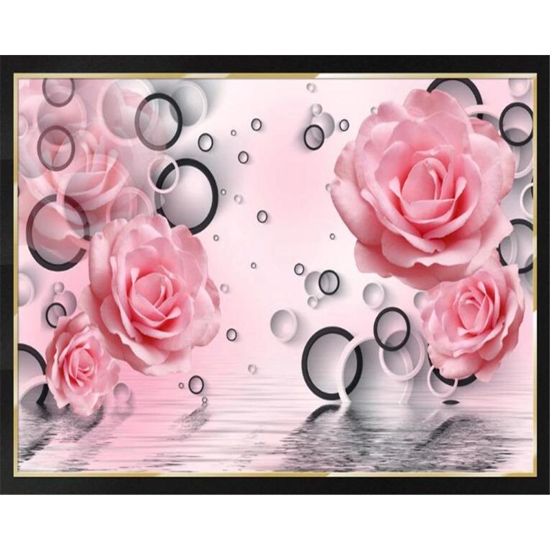 Exquisite Jewelry Floral Wallpapers Modern Soft-Pack Murals Living Room Bedroom Wallpapers Home Decor