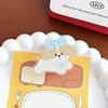 Cute Cat Acrylic Clip Sealing Long Tail Binder Clip Scrapbook Note Paper Clips for Student Kawaii Stationery Gift