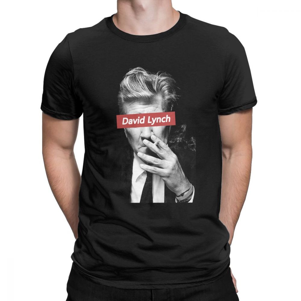 David Lynch Tshirt 80s Mens T Shirts Newest Twin Peaks Cotton Short Sleeve Tee Shirt Movie Tops Plus Size Birthday Gift TShirt