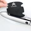 AJFJ2 Carbon Fiber Door Handle Protective Film for Citroen Berlingo Jumper ZX Xsara C4 C3 C5 C1 DS3 DS5 DS4 Anti-Scratch Stickers