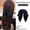 French Luxury Beaded Triangle Hair Claw Clip 2026 - Elegant Half-Up Shark Clip for Women