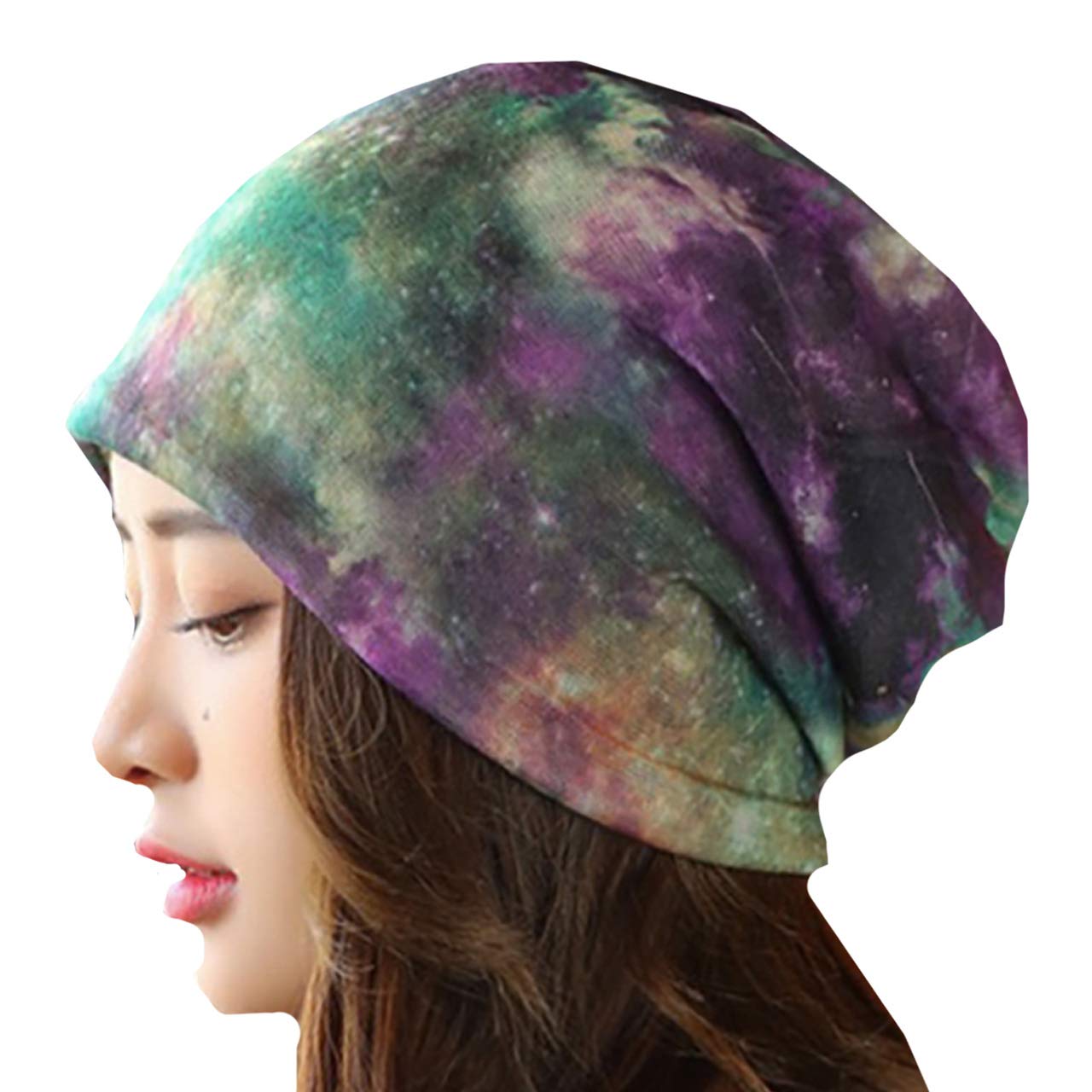 

WHITE FANG Летняя вязаная хлопковая шапка с вырезом «космос» CA377, Лен, Кепка, Утеплитель, Женская (02 Зеленый)