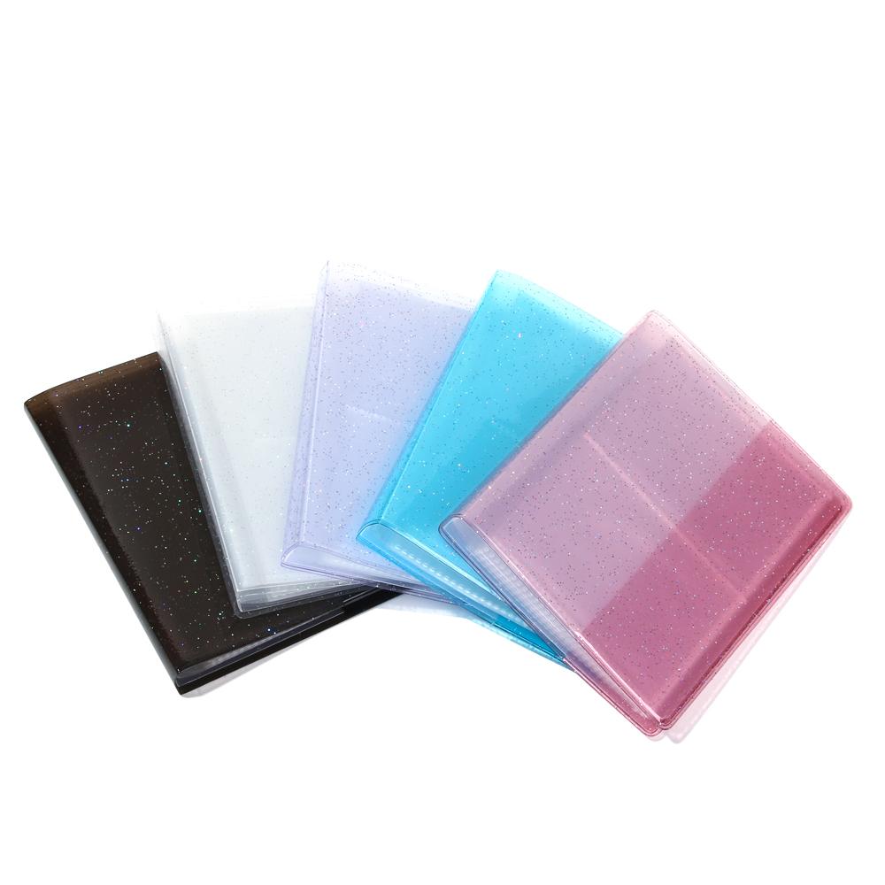 

64 кармана Мягкая коллекция Мини-органайзер Хранение Фотоальбом Картинка Футляр Карточный буклет