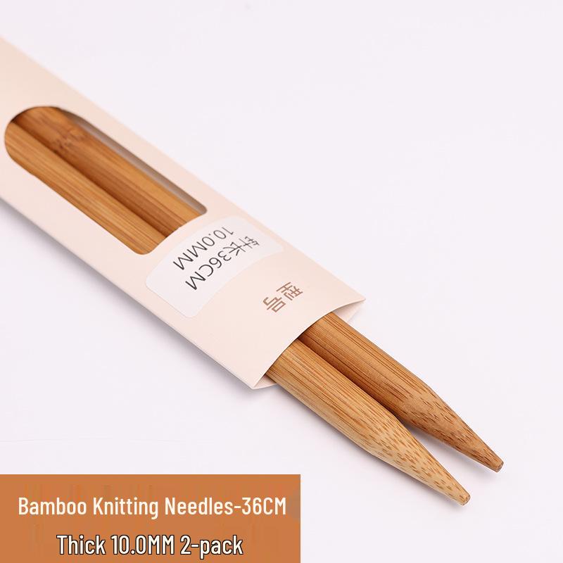 Набор круговых и прямых спиц: Идеально для мотков пряжи, шарфов, шапок, толстых спиц, инструментов из карбонизированного бамбука