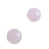 Les Trésors De Lily [N6883] - Pink 'Crystal Balls' Silver Earrings - 6 Mm