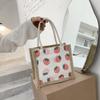 Women's bags Guochao new women's bags printed fruit actors linen fashion trendy women's bags