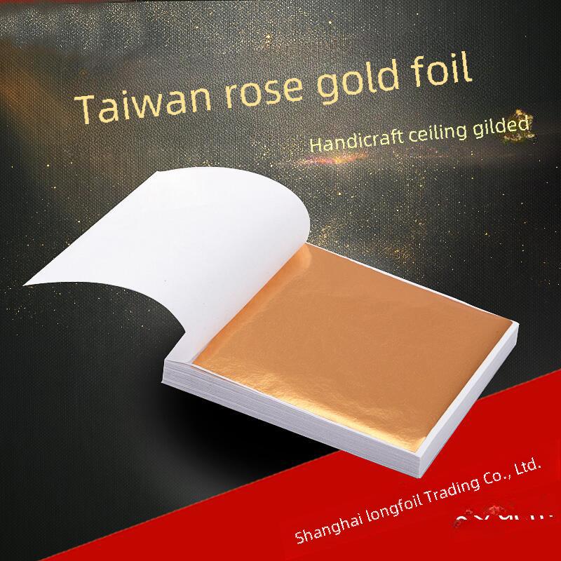 Taiwan Gold 9 Cm Gold Line Nail Art Stickers, 100-Piece Gold Foil Decoration