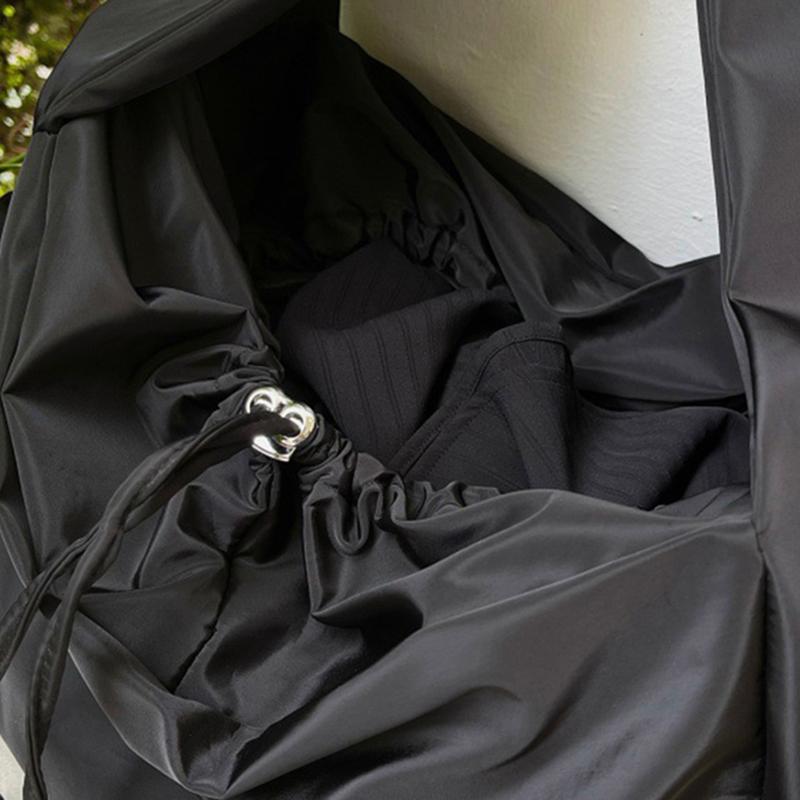 Borsa a tracolla con coulisse casual per donna, borsa a mano di grande capacità, borsa sportiva da palestra, borsa per la spesa, borsa a tracolla da ragazza