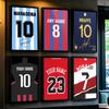 Fußballtrikot Namensposter Wohnzimmer Schlafzimmer Bar Café Kunst