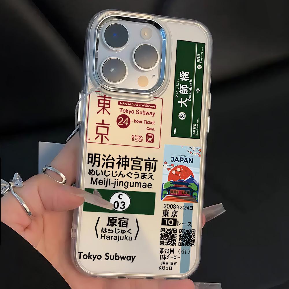 Fashion Retro Japan Label New Phone Case For Google Pixel 10 9 8 7 8A 9A XL Pro 4G 5G Transparent Soft Silicone TPU Back Cover