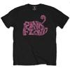 Pink Floyd T-Shirt Swirl Logo Rock Band Official New Black