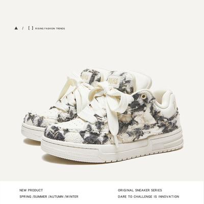 Modne Damskie Sneakersy Męskie Retro Białe Skórzane Punk Rap Buty Uliczne dla Mężczyzn Modne Buty Skate Buty Casual dla Pary Tenisówki