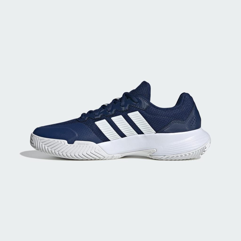 adidas Gamecourt 2 Tennis KI0784 Men's Performance Sports Shoes Dark Blue / Cloud White / Cyber Metallic