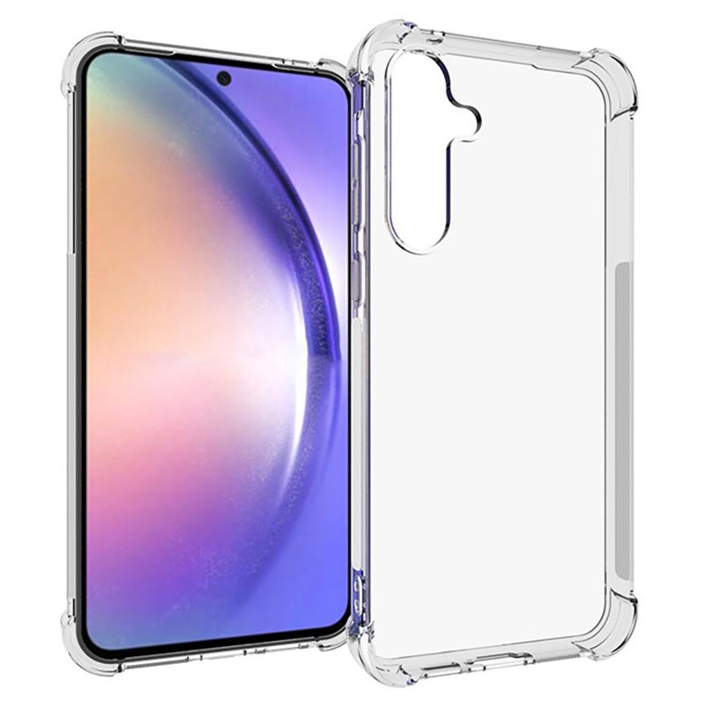 

WANLONFENG WL2 Series for Samsung Galaxy A55 5G Case with 2Pcs Tempered Glass Films 2.0mm TPU Phone Cover (Big Lens Hole) Type A
