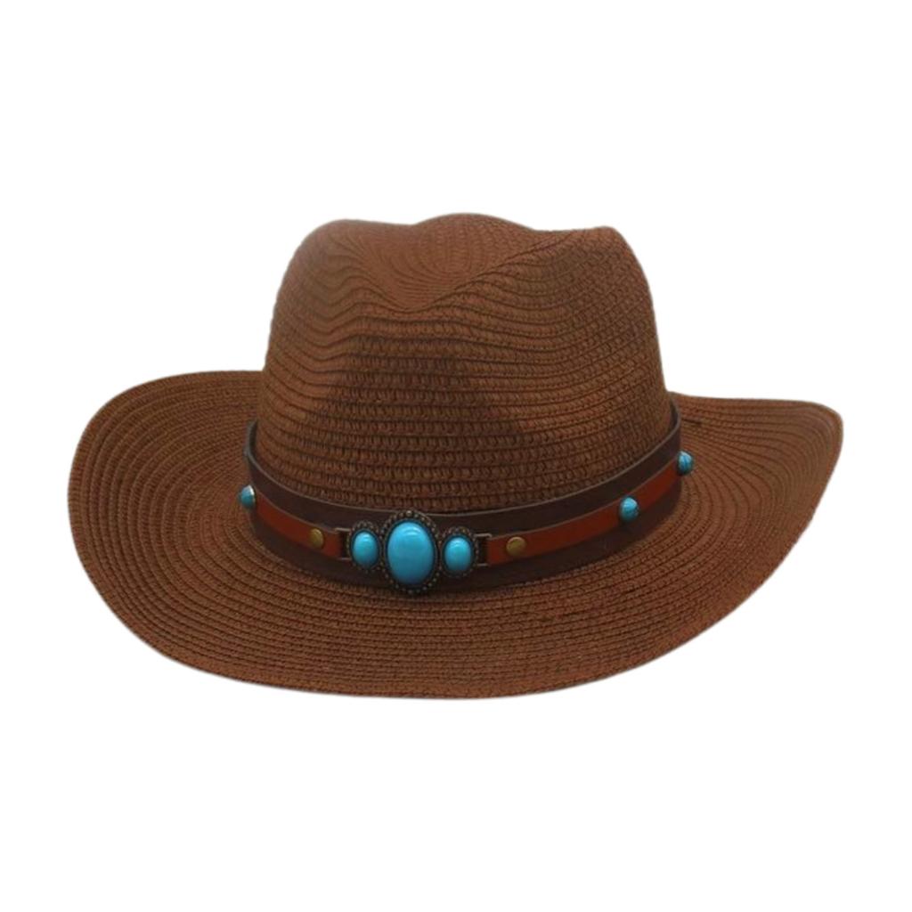 Straw Travel Beach Cowboy Hat Celebrity Style Straw Hat Grassland Advanced Sense Sun Hat