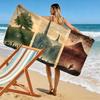 The Lord of the Rings Print Beach Towel, Large Soft Quick Dry Towel for Beach Camping Swimming