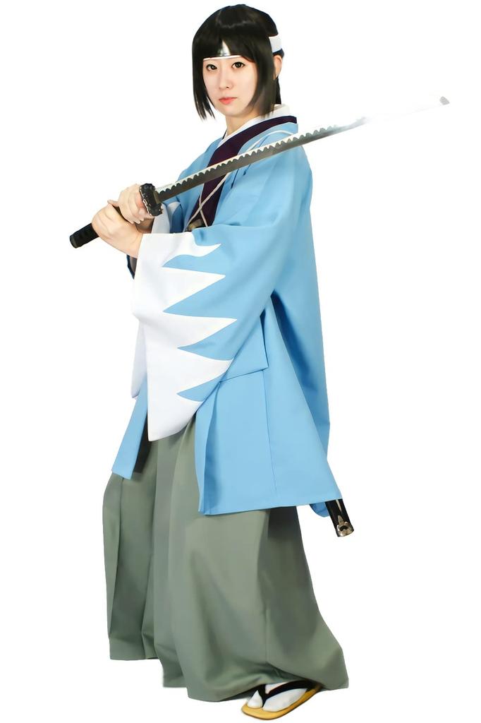 Hakuoki Shinsengumi Uniform Haori and Headband Cosplay Costume [NOOLOR] (Free Size)