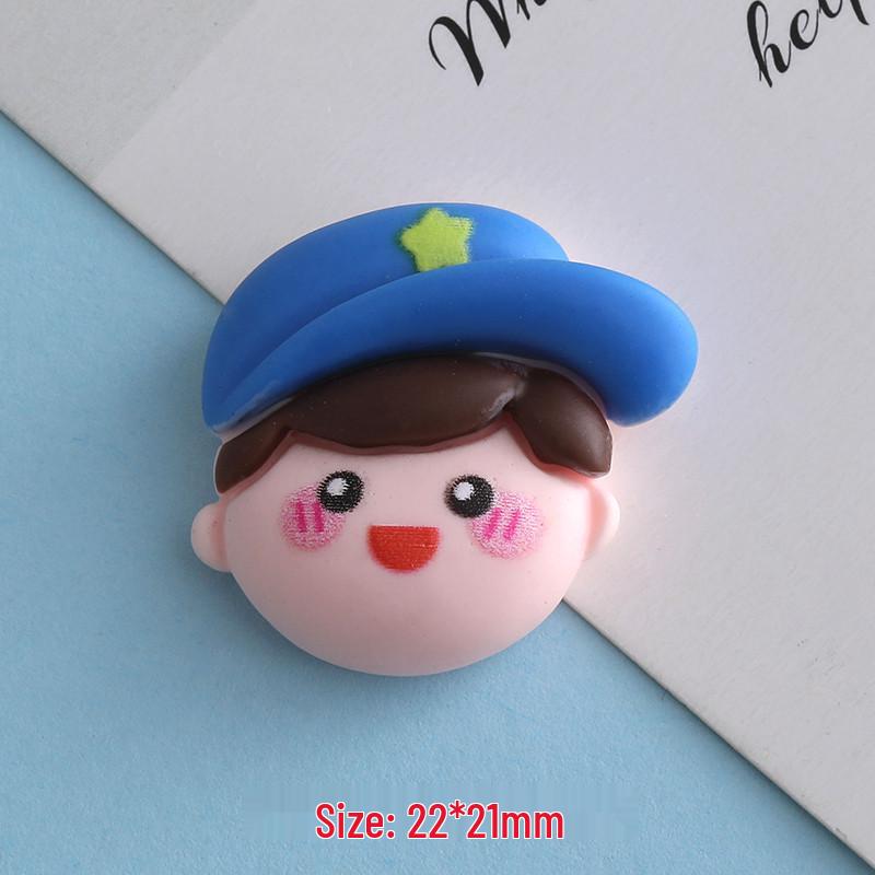 Cute Cartoon DIY Phone Case & Water Cup Pendant Hair Clip Materials