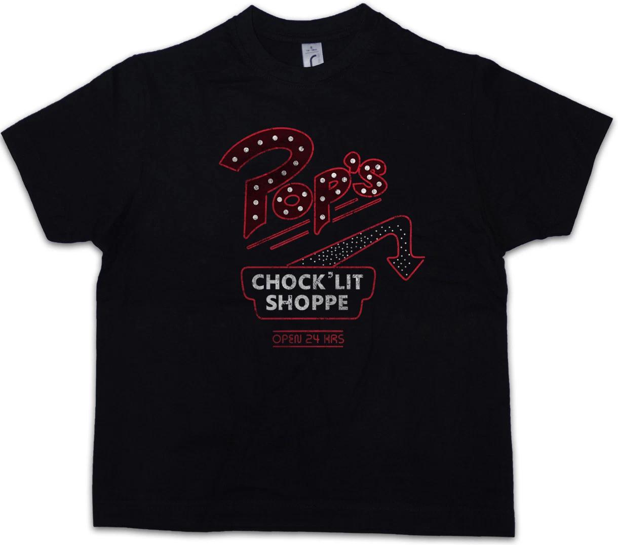 POP S Kids Boys T-Shirt Archie Shop Bar Diner Symbol Neon Logo Sign Riverdale 120