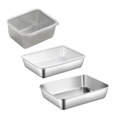 Zuverlässige Edelstahl-Tabletts für Küchen- und Gastronomieprofis