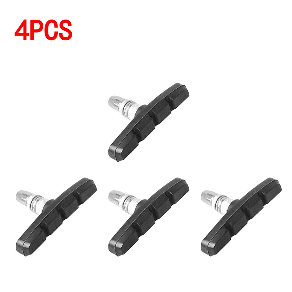 1-5Pcs MTB Mountain Bike Brake Pads Block V Brake Holder Rubber Bicycle Cycling V-brake Shoes Pads Cycling Riding Accessories