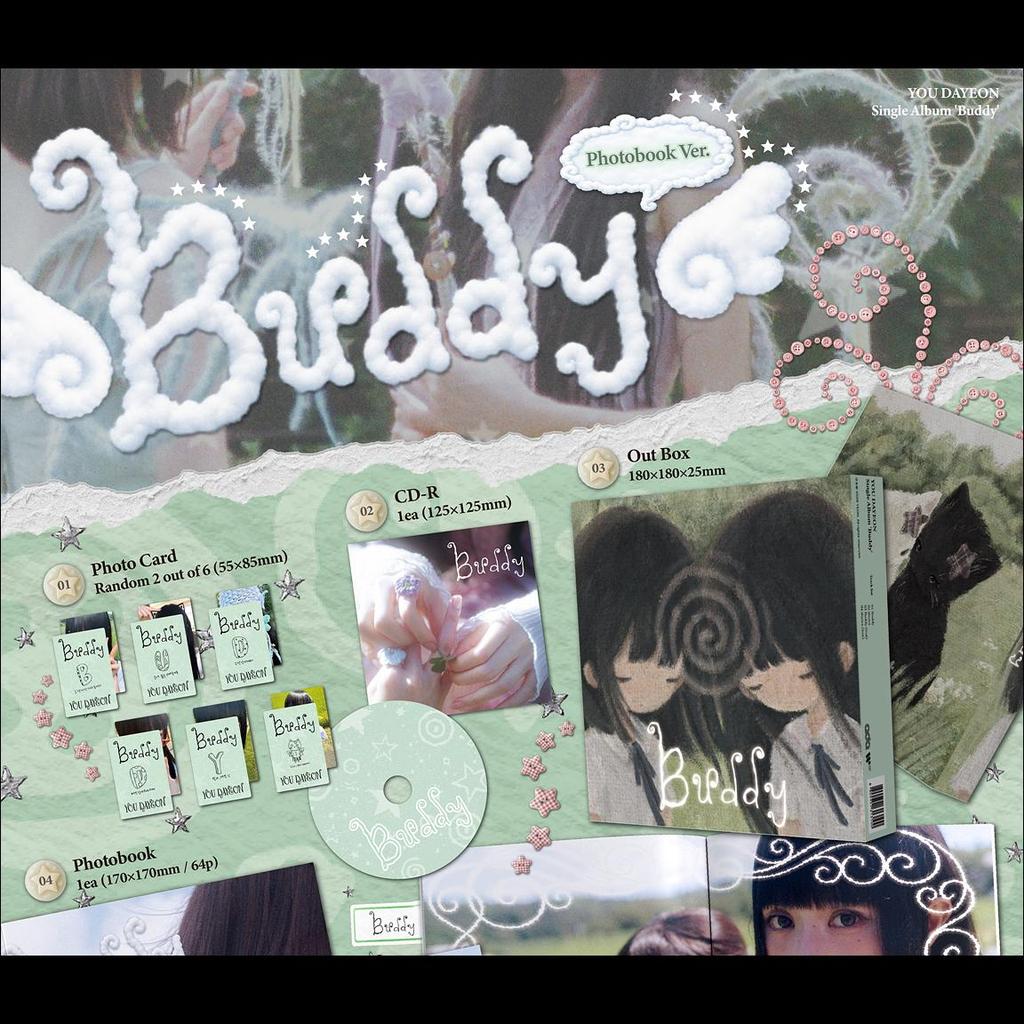 YOU DAYEON Buddy Single Album (Photobook Ver.) + Free Gift