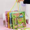 Conjunto de Presente com 6 Peças de Material Escolar com Caixa de Desenho Kit de Papelaria para Aluno do Ensino Fundamental para o Volta às Aulas Essenciais de Aprendizagem para Crianças Presente de Aniversário ou Feriado