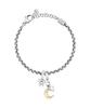Drops Bracelet With Gold Tone Half Moon SCZ1375 For Women