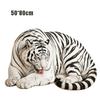 Non Slip Tiger Floor Mat Imitation Cashmere Animal Shape Mat Realistic Entrance Carpet  Home Decor