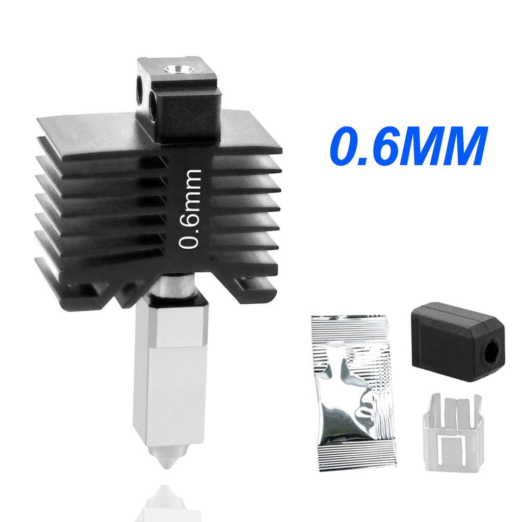 Hotend für Bambu Lab P1P P1S X1 X1C Hot-End Druckkopf 3D-Druckerteile für Bambu Lab Original Edelstahl Düse Hotend Kit