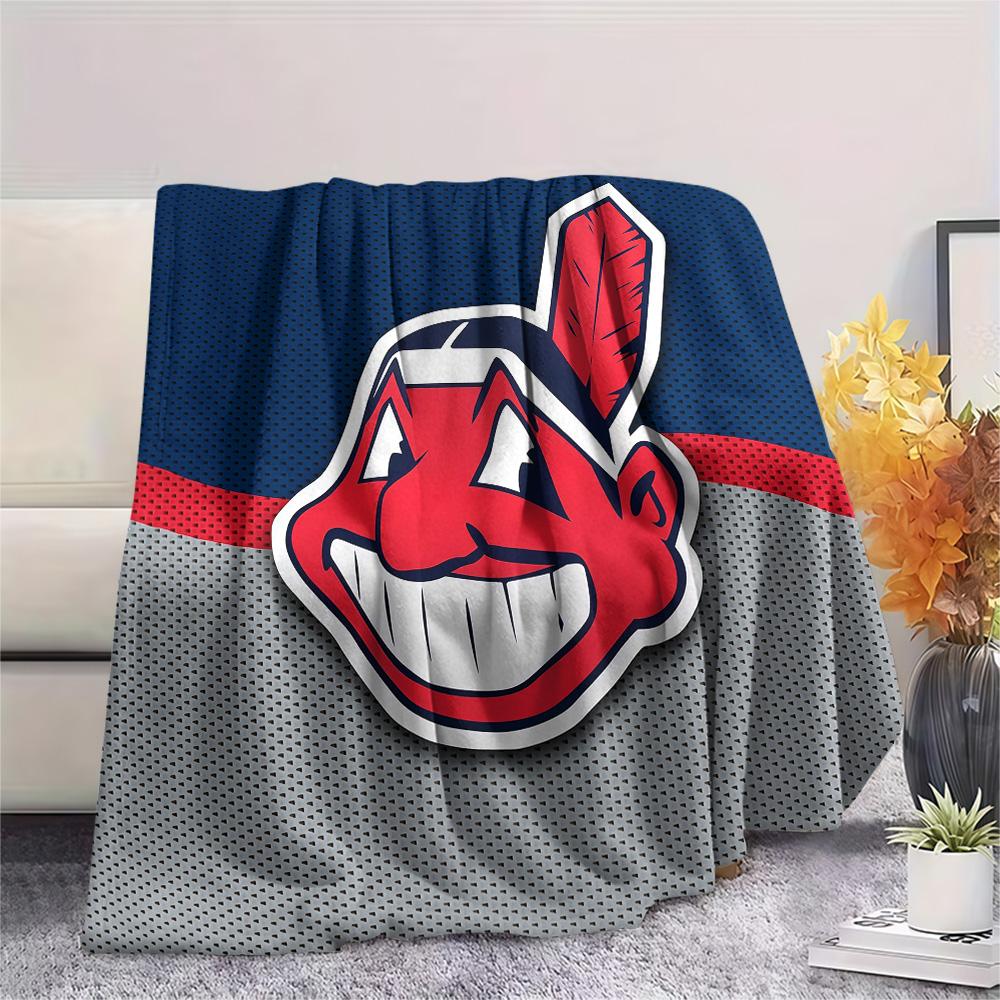 Cleveland Indians Flannel Blanket, High quality Comfortable for All Seasons, Home Decor, Warmth and Comfort