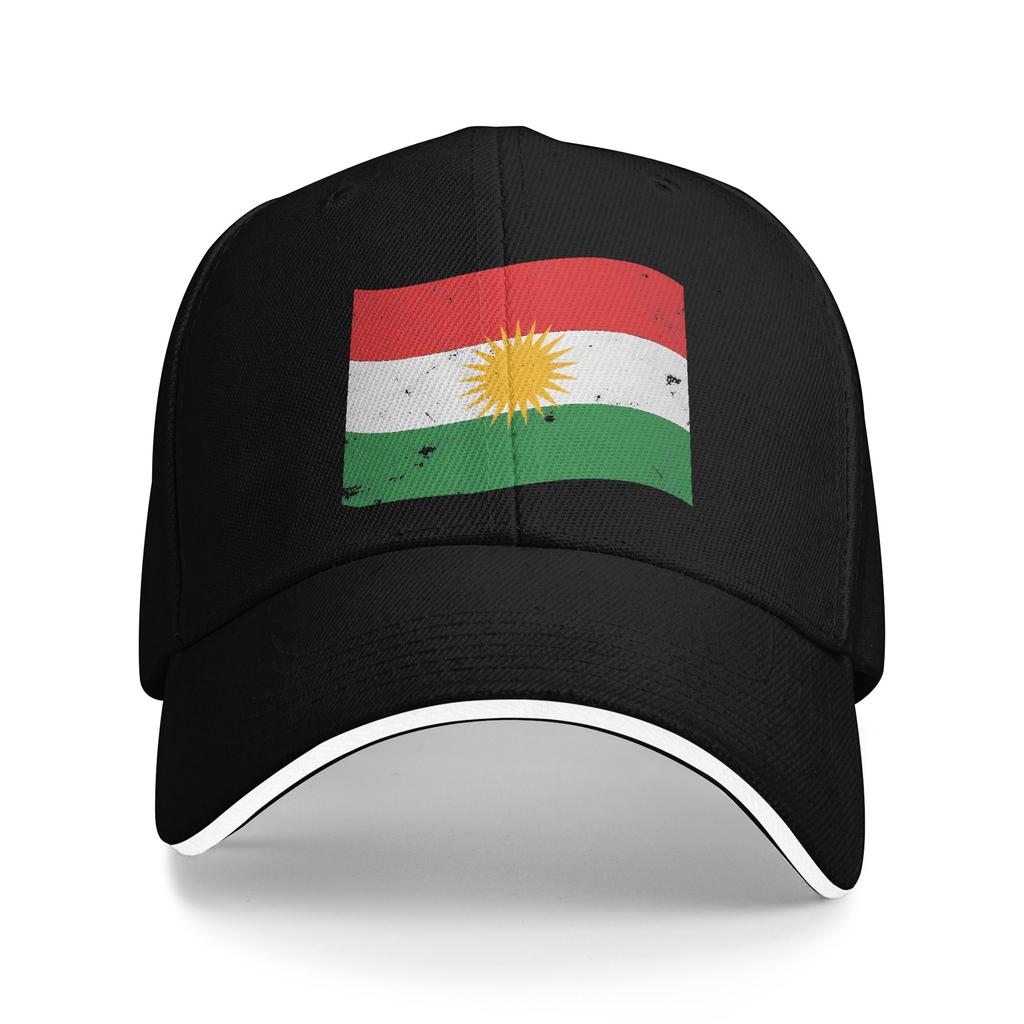 Kurdistan Flagge Lässige Baseballkappe Sommer Trucker-Kappe Dropshipping Outdoor-Sport Snapback-Kappe Herren Damen Mode Baseballkappen