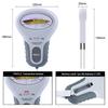 Pc102 Digital Water Quality Tester Cl2 Ph Test Pen Chlorine Level Meter Detector For Swimming Pool