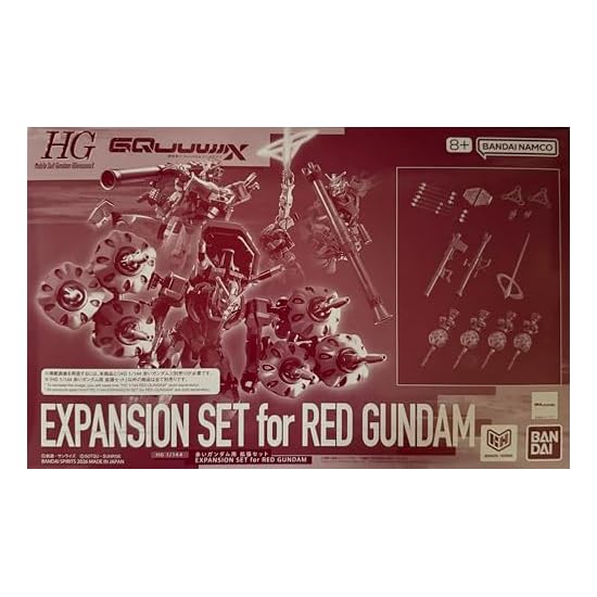 BANDAI SPIRITS HG Mobile Suit Gundam G-Witch Expansion Set for Red Gundam 1/144 Scale Color-Coded Pl