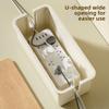Multi-Functional Power Strip Storage Box With Lid Power Strip Organizer  Office Desk