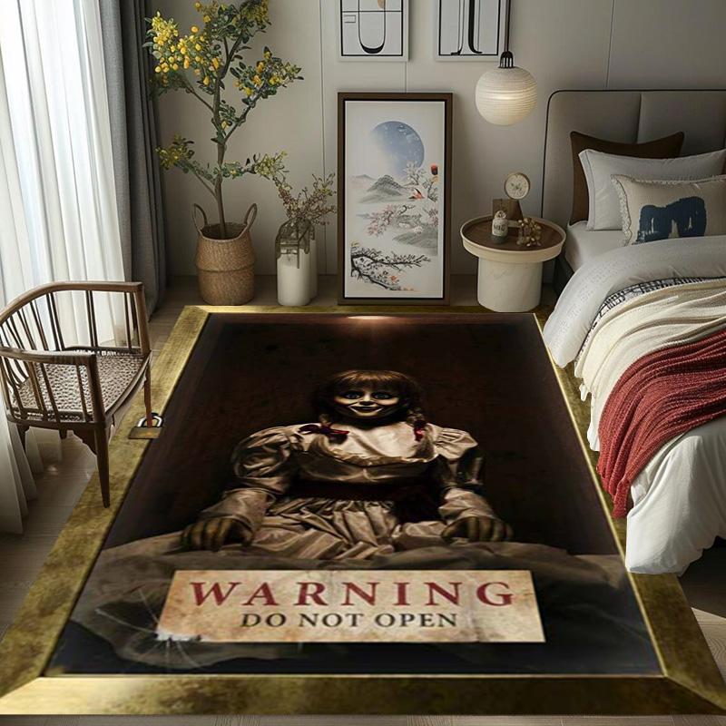 Darkness Unleashed: Annabelle's Creation carpet floor mats Doormat Room Dormitory decoration Bathroom mat