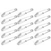 15pcs Stainless Steel Tuna Clips Longline Branch Hangers Snap Fishing Accessory Easy On/Off