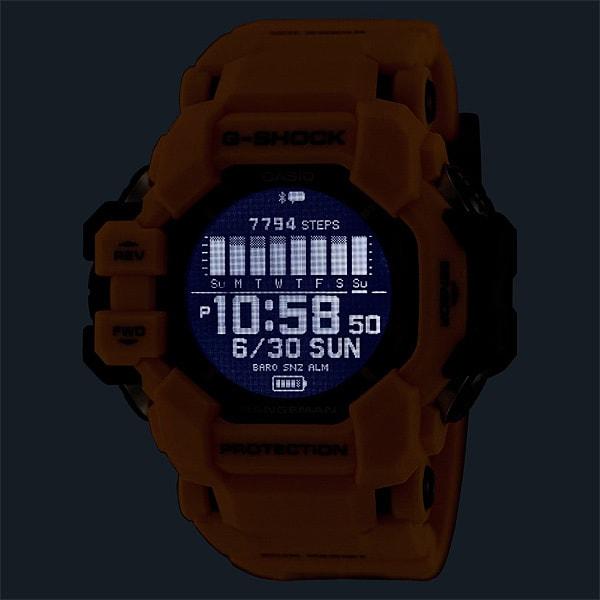Casio G-SHOCK GPR-H1000-9JR [G-SHOCK MASTER OF G Series Rangeman] Herrenuhr rund, gelb, digital
