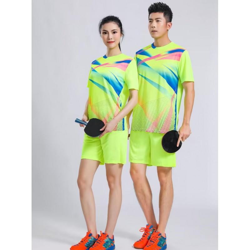 Short Sleeve Sports Shirts Men Women Table Tennis Badminton Training Jerseys Plain Athletic Tops