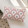 Federa Cuscino Ricamata con Fiori Freschi Stile Nordico per Homestay, Soggiorno, Divano di Casa, Cuscino Decorativo, Copricuscino per Schienale