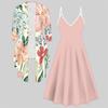 3D  Printed  Set Dress Coat ,  Double Spelling with Diverse Colors and Shapes  Fashion Print,suitable for Various Scene Fashion Styles
