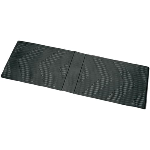BONFORM Car Mat Rubber Arrow Light Car Free Cut Large Size 1 Piece Waterproof Fully Washable Anti-slip 44x129x0.5cm Black 6270-04BK
