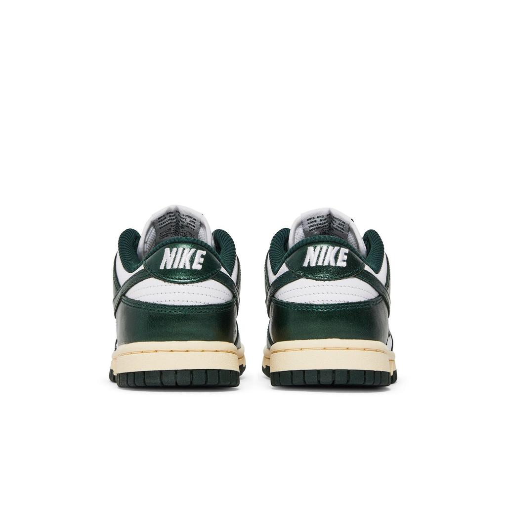 Nike Womens Dunk Low 'Vintage Green' (women's Sizes) White / Pro Green / Coconut Milk Skateboard Shoes DQ8580 100