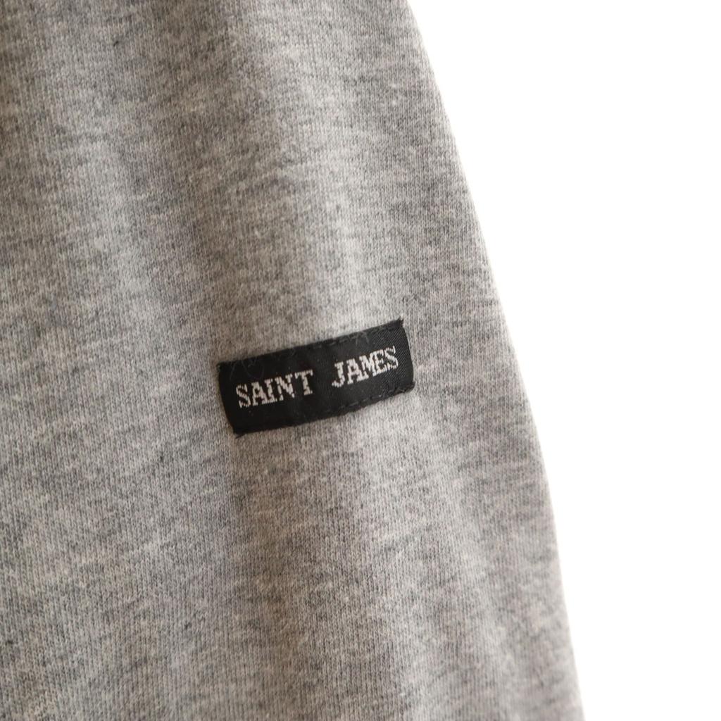 SAINT JAMES Made in France Long sleeve Boat neck Cut XS gray Women Used